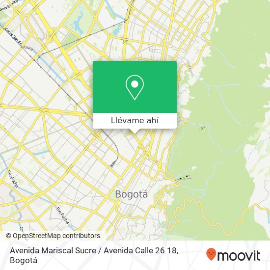 Mapa de Avenida Mariscal Sucre / Avenida Calle 26 18