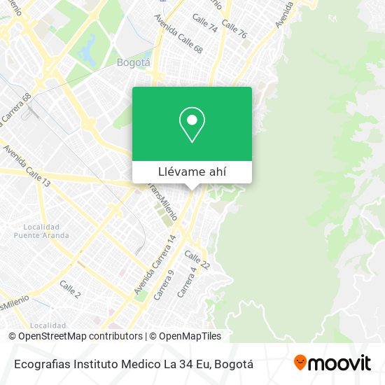 Mapa de Ecografias Instituto Medico La 34 Eu