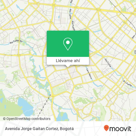 Mapa de Avenida Jorge Gaitan Cortez
