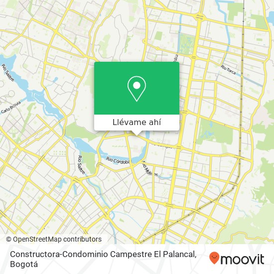 Mapa de Constructora-Condominio Campestre El Palancal