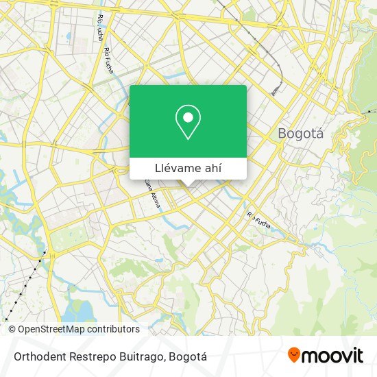 Mapa de Orthodent Restrepo Buitrago