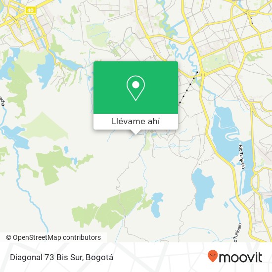 Mapa de Diagonal 73 Bis Sur