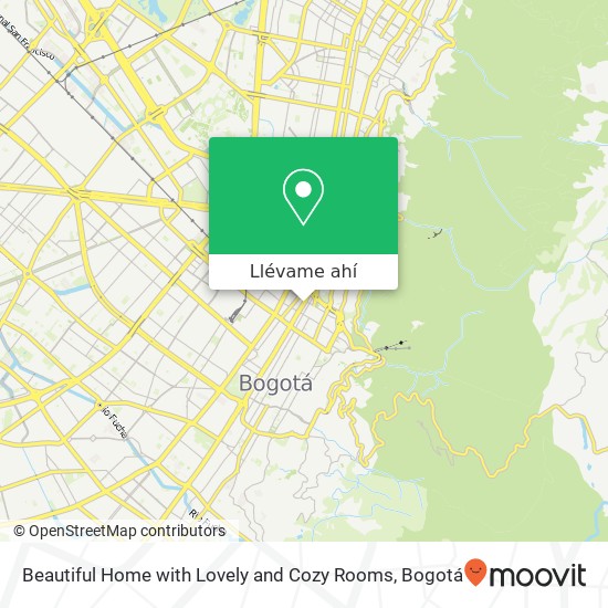 Mapa de Beautiful Home with Lovely and Cozy Rooms