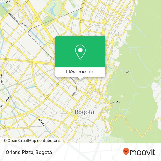 Mapa de Orlan's Pizza