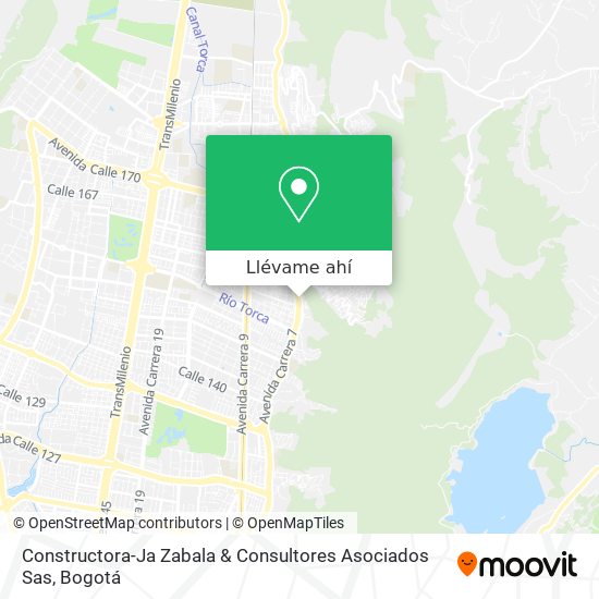 Mapa de Constructora-Ja Zabala & Consultores Asociados Sas