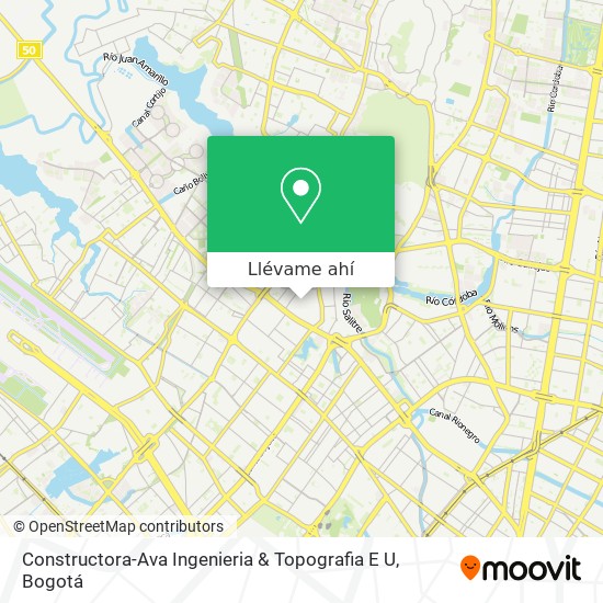 Mapa de Constructora-Ava Ingenieria & Topografia E U