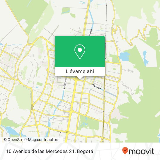 Mapa de 10 Avenida de las Mercedes 21
