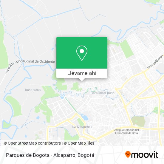 Mapa de Parques de Bogota - Alcaparro