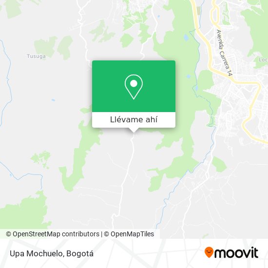 Mapa de Upa Mochuelo