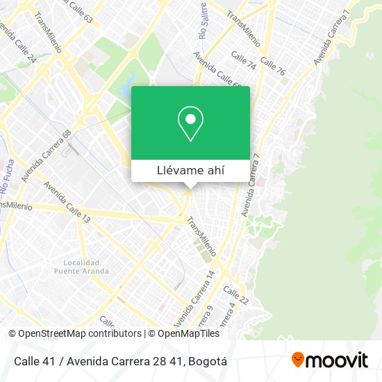 Mapa de Calle 41 / Avenida Carrera 28 41