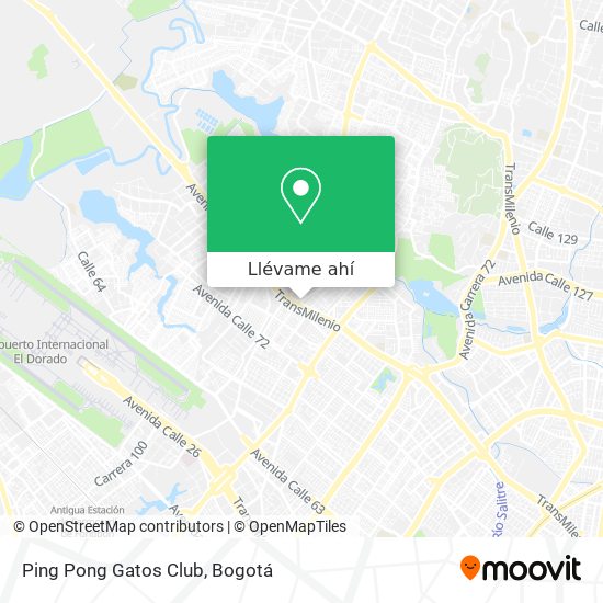 Mapa de Ping Pong Gatos Club