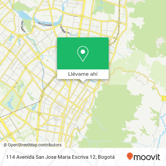 Mapa de 114 Avenida San Jose Maria Escriva 12