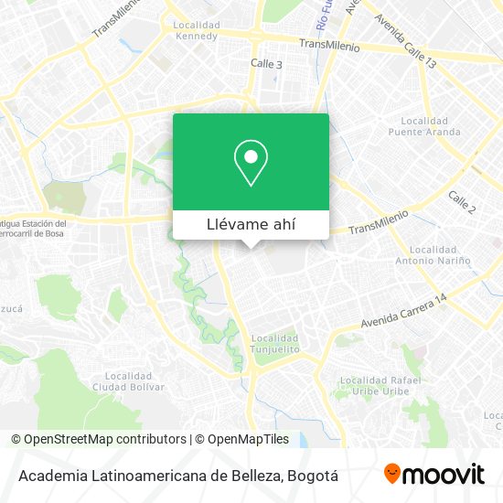 Mapa de Academia Latinoamericana de Belleza