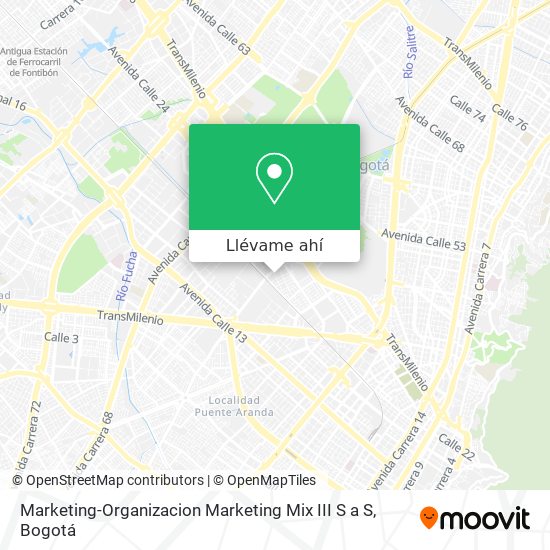 Mapa de Marketing-Organizacion Marketing Mix III S a S