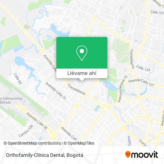 Mapa de Orthofamily-Clínica Dental