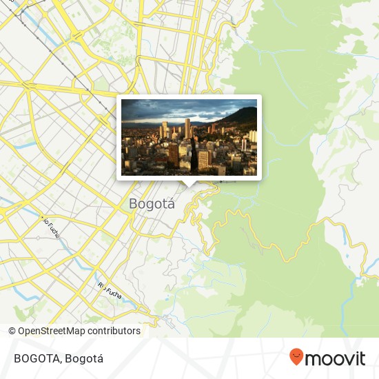 Mapa de BOGOTA