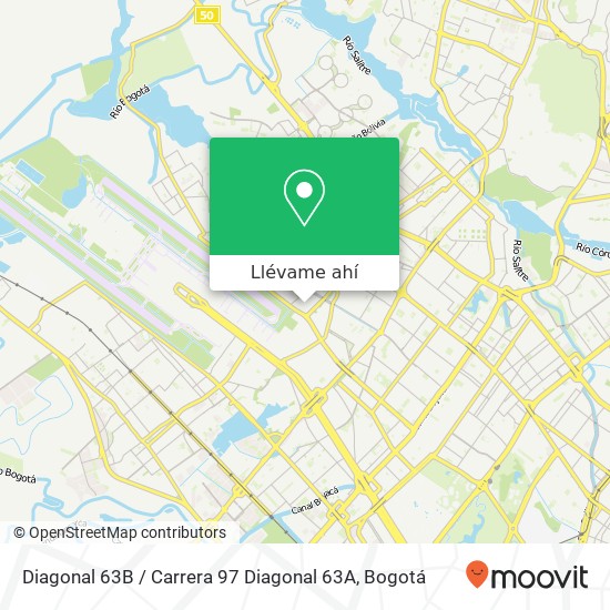 Mapa de Diagonal 63B / Carrera 97 Diagonal 63A