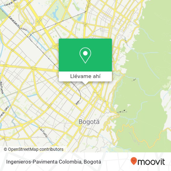 Mapa de Ingenieros-Pavimenta Colombia