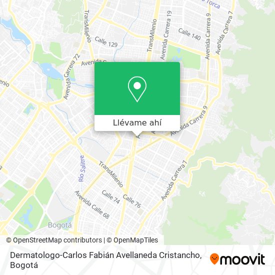 Mapa de Dermatologo-Carlos Fabián Avellaneda Cristancho