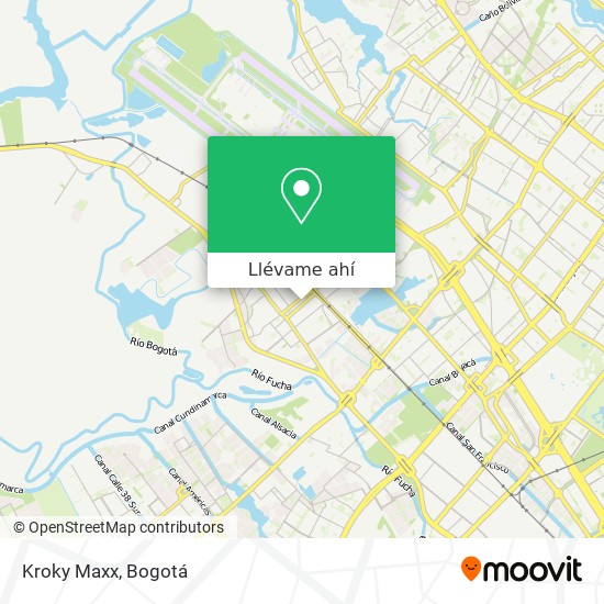 Mapa de Kroky Maxx