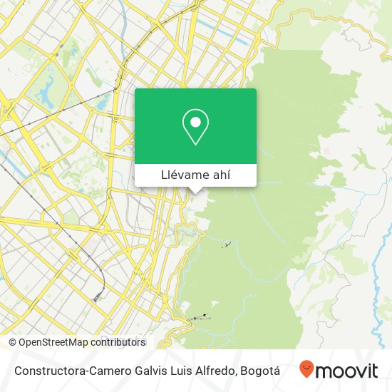 Mapa de Constructora-Camero Galvis Luis Alfredo