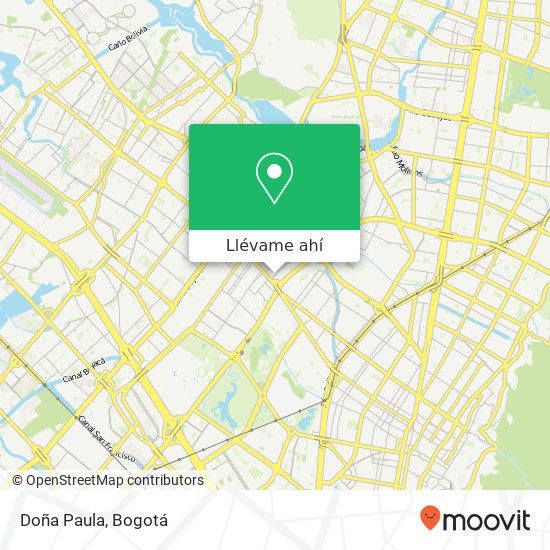 Mapa de Doña Paula