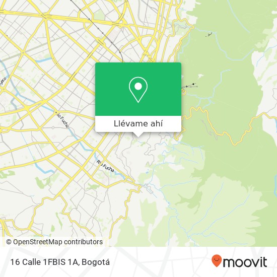 Mapa de 16 Calle 1FBIS 1A