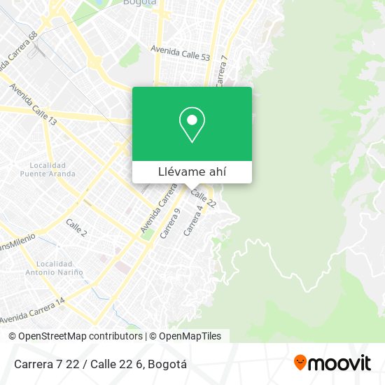 Mapa de Carrera 7 22 / Calle 22 6