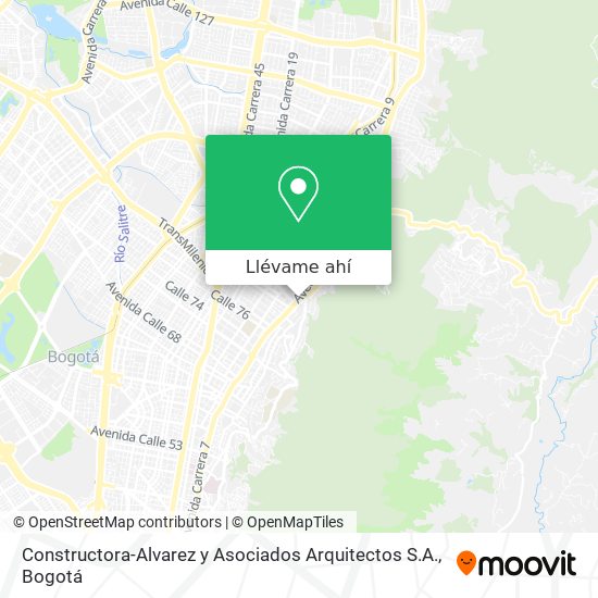 Mapa de Constructora-Alvarez y Asociados Arquitectos S.A.