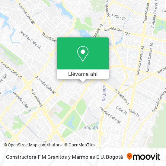 Mapa de Constructora-F M Granitos y Marmoles E U