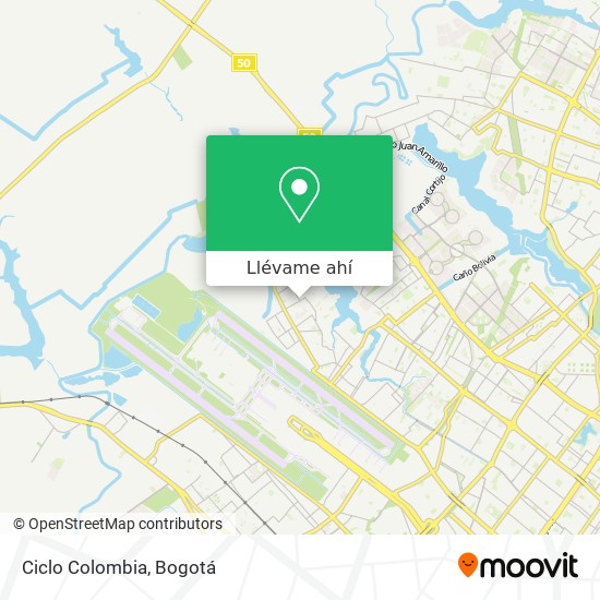 Mapa de Ciclo Colombia
