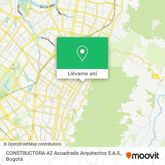 Mapa de CONSTRUCTORA-A2 Acuadrado Arquitectos S.A.S.
