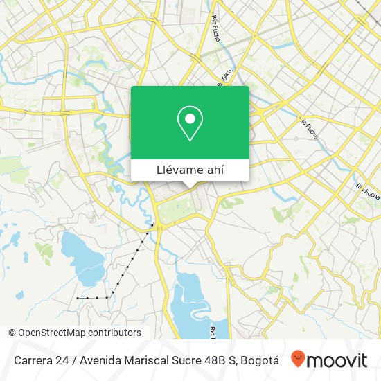 Mapa de Carrera 24 / Avenida Mariscal Sucre 48B S