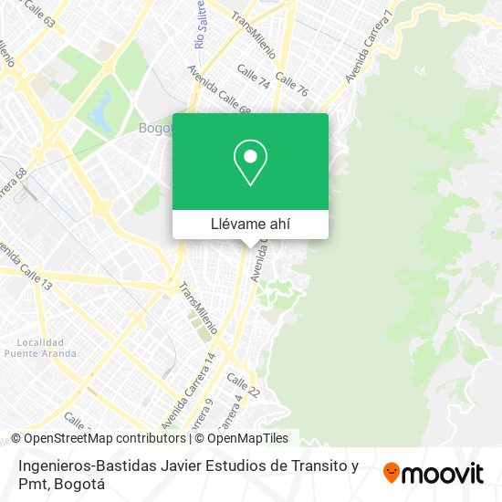 Mapa de Ingenieros-Bastidas Javier Estudios de Transito y Pmt