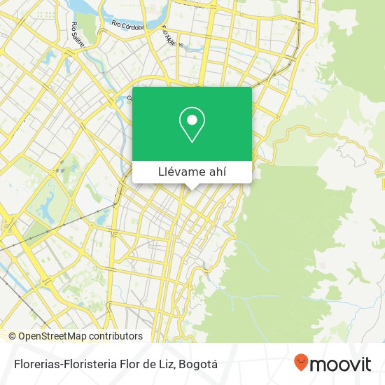 Mapa de Florerias-Floristeria Flor de Liz