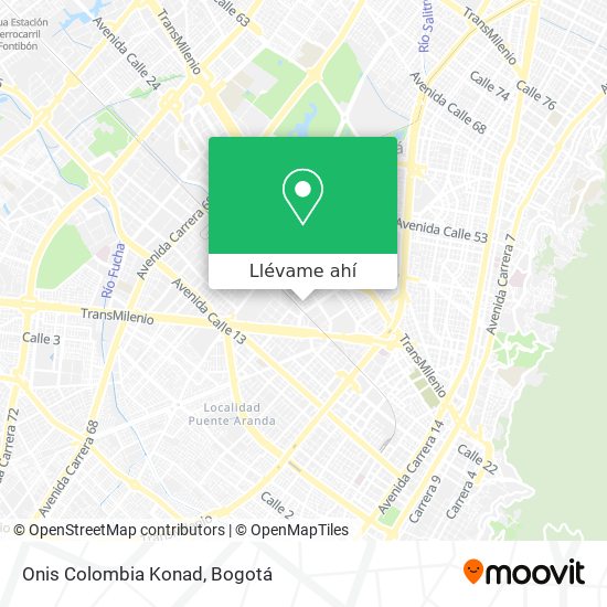 Mapa de Onis Colombia Konad