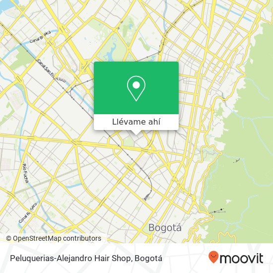 Mapa de Peluquerias-Alejandro Hair Shop