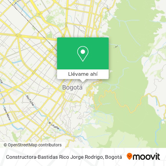 Mapa de Constructora-Bastidas Rico Jorge Rodrigo