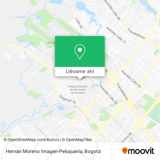 Mapa de Hernán Moreno Imagen-Peluquería