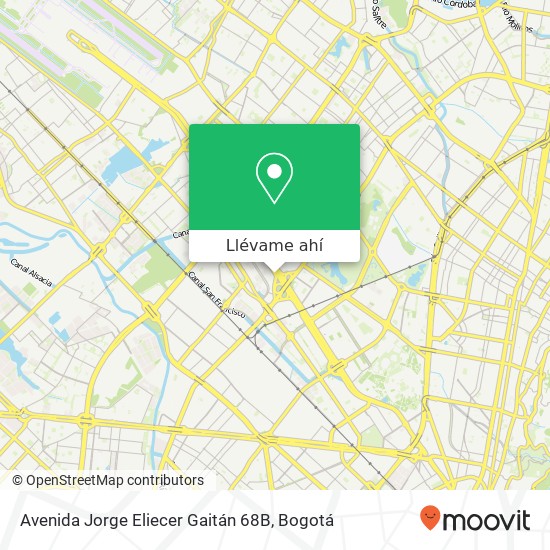 Mapa de Avenida Jorge Eliecer Gaitán 68B