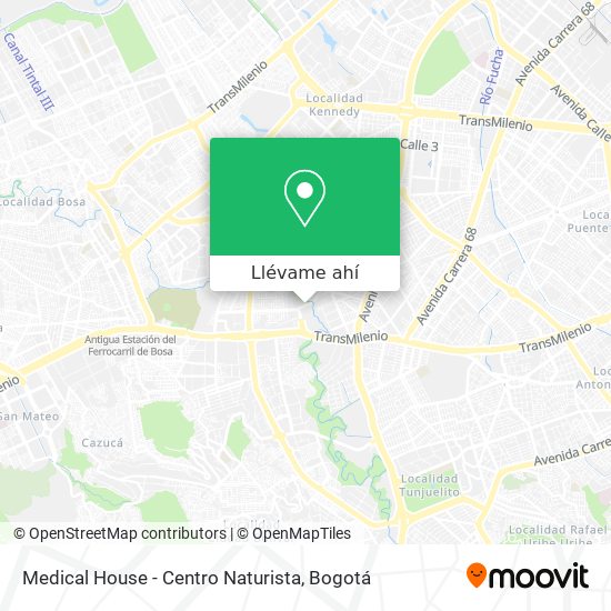 Mapa de Medical House - Centro Naturista