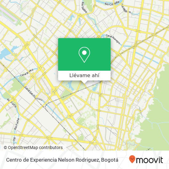 Mapa de Centro de Experiencia Nelson Rodriguez