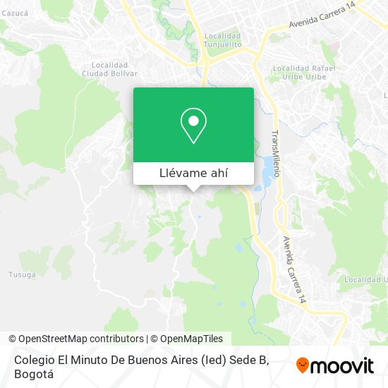 Mapa de Colegio El Minuto De Buenos Aires (Ied) Sede B