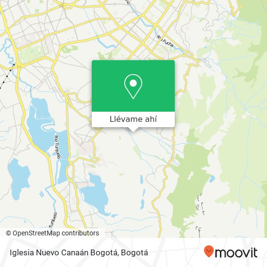 Mapa de Iglesia Nuevo Canaán Bogotá
