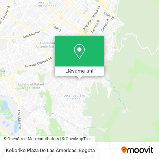 Mapa de Kokoriko Plaza De Las Americas