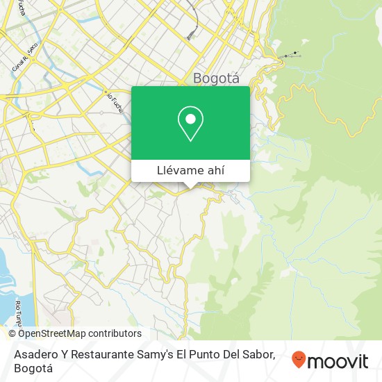 Mapa de Asadero Y Restaurante Samy's El Punto Del Sabor
