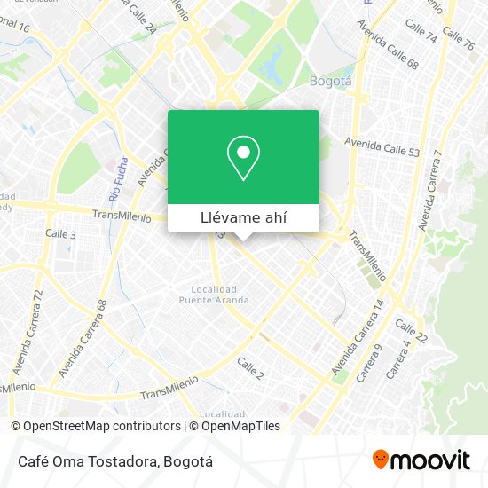 Mapa de Café Oma Tostadora
