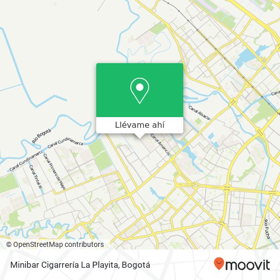 Mapa de Minibar Cigarrería La Playita