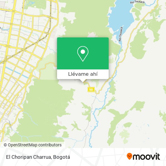 Mapa de El Choripan Charrua