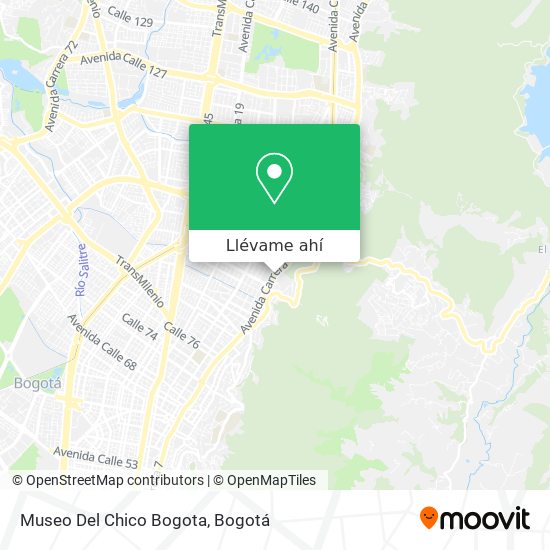 Mapa de Museo Del Chico Bogota